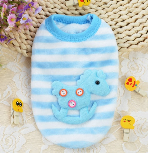 HKM-1181245 Charming Mini Dress for Small Pets in Coral Velvet - Various Designs Available