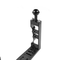HKM-118227 Aluminum Alloy Dual-Handheld Photography Stand for Sports Cameras and SLRs