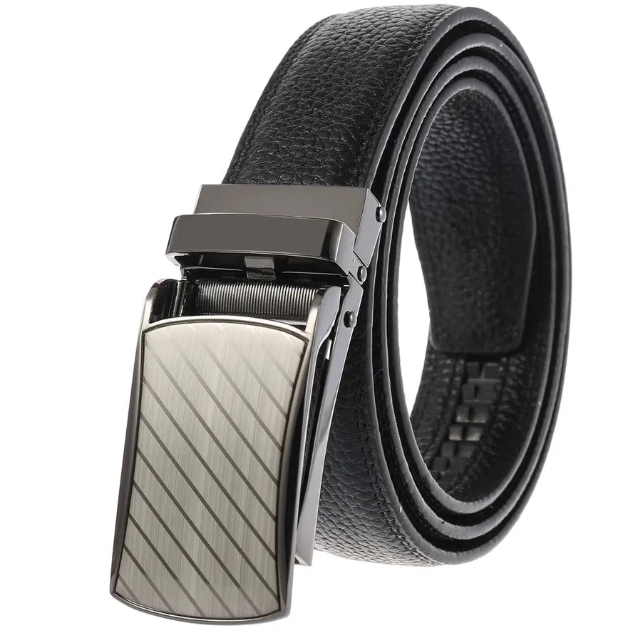 HKM-118227 Men's Automatic Buckle Belt LY33-1857-5 - Stylish and Functional Design for Everyday Wear