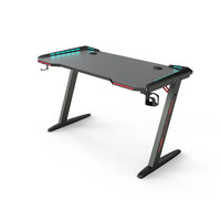 HKM-118227 RGB Gaming Desk with Cup Holder and Modern Design for Gamers