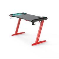 HKM-118227 RGB Gaming Desk with Cup Holder and Modern Design for Gamers