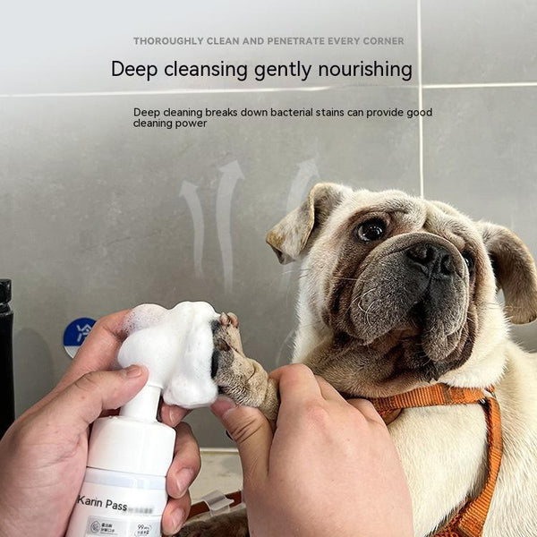 HKM-1182525 Pet Foot Cleaning Foam and Massager for Deep Cleaning and Antibacterial Care
