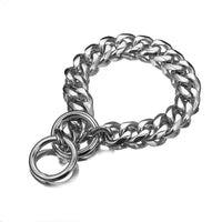 HKM-1182653 Stainless Steel Dog Collar for Bulldogs and Large Dogs