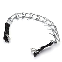 HKM-1184445 Iron Chain Dog Training Collar with Fixed Length Adjustment - 4.0MM x 60CM