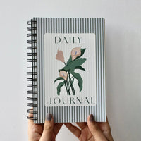 HKM-118483 Custom Logo Design Spiral Notebook with Kraft Cover, A5 and A6 Sizes, Office Journal with PVC Leather Finish