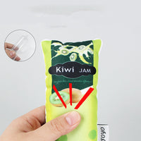 HKM-1185469 Pet Bite Toy for Stress Relief - Plush Material - Available in Blueberry, Kiwi, Tomato, Chocolate