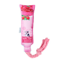 HKM-1185469 Pet Bite Toy for Stress Relief - Plush Material - Available in Blueberry, Kiwi, Tomato, Chocolate