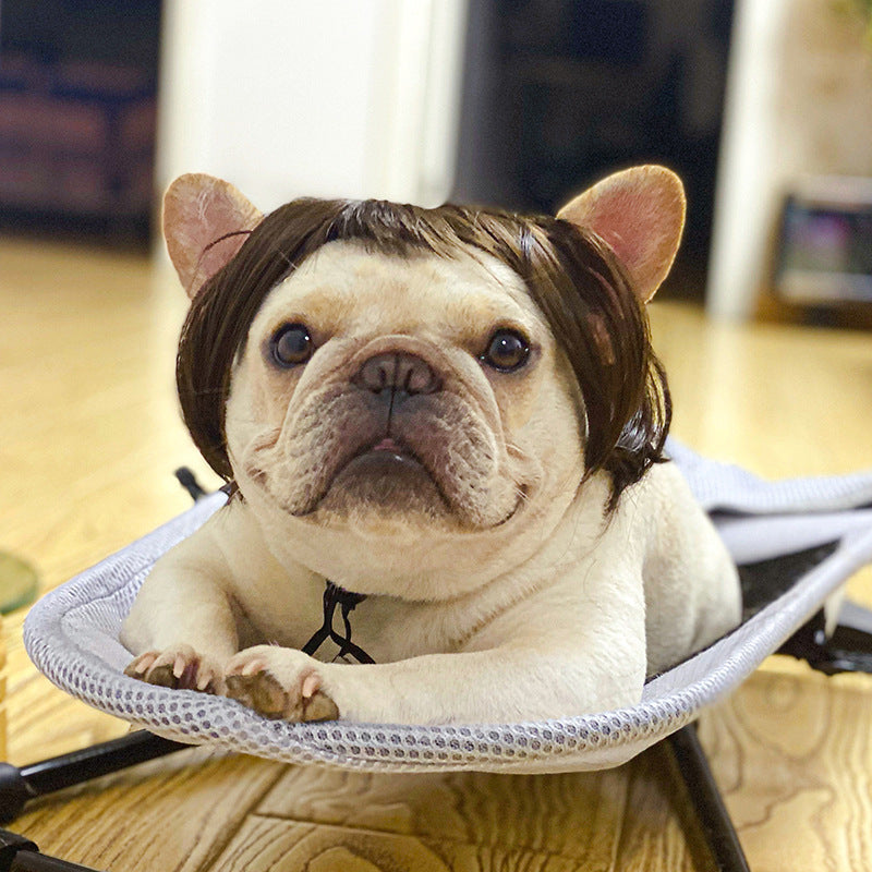 HKM-1186493 Pet Wig Sheath for Parties - Various Colors and Styles, Fits Head Circumference 30-60cm