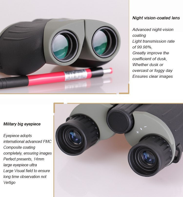 HKM-118739 High-Powered Waterproof Night Vision Binoculars for Outdoor Adventures