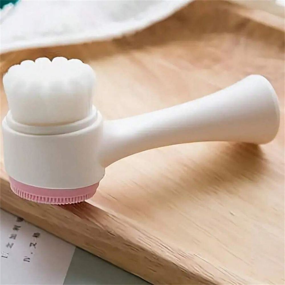 HKM-1187901 Gentle Nylon Pet Grooming Paw Brush for Cats and Dogs - Easy Clean Massage Tool