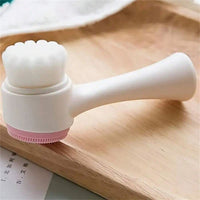 HKM-1187901 Gentle Nylon Pet Grooming Paw Brush for Cats and Dogs - Easy Clean Massage Tool