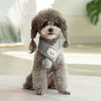 HKM-1188029 Personalized Knitted Winter Scarf for Cats - Cartoon Pattern in Multiple Colors