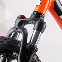 HKM-118931 Kids Electric Balance Bike with Hydraulic Fork, Disc Brake, 16" Wheel, and Integrated Battery