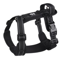 HKM-1189693 Reflective Rope Chest Strap Vest for Medium to Large Dogs with Hand Holding Leash