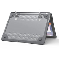 HKM-119059 Dual Layer Hard Shell Case with Foldable Stand for MacBook Pro 16 Inch (2019)