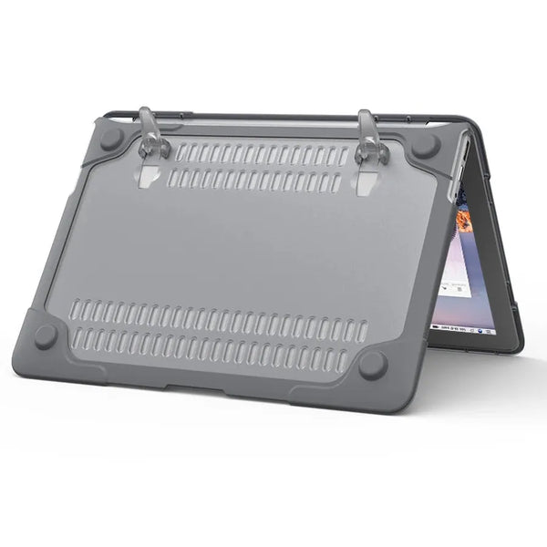 HKM-119059 Dual Layer Hard Shell Case with Foldable Stand for MacBook Pro 16 Inch (2019)