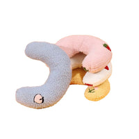 HKM-1191229 U-Shaped Cartoon Pillow Pet Half Moon Pillow for Deep Sleep for Dogs and Cats