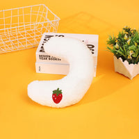 HKM-1191229 U-Shaped Cartoon Pillow Pet Half Moon Pillow for Deep Sleep for Dogs and Cats