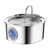 HKM-119123 Automatic 3.2L Stainless Steel Pet Water Fountain for Dogs and Cats