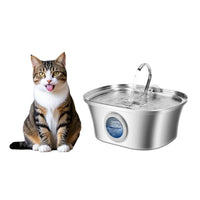 HKM-119123 Automatic 3.2L Stainless Steel Pet Water Fountain for Dogs and Cats