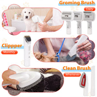 HKM-1191997 All-in-One Pet Hair Care Suction and Scissors Machine with Accessories