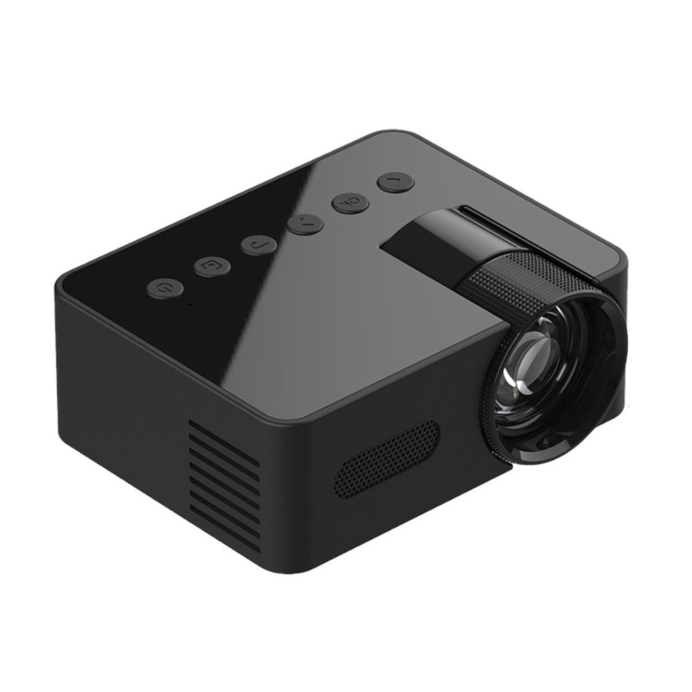 HKM-119379 Mini Portable LED Projector with Wireless Screen Mirroring and Built-in Speaker for Home and Travel Use