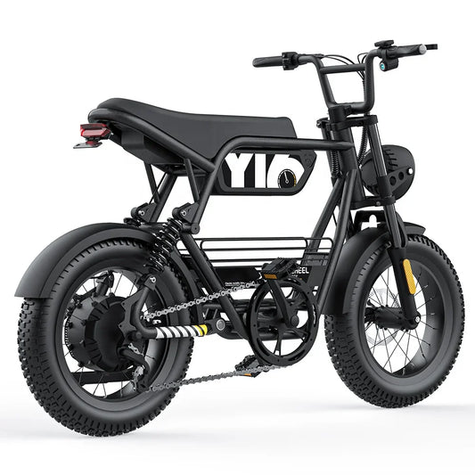 HKM-119443 Y16 1000W Electric Fat Tire City Bike with 15Ah Battery and 7-Speed Gears