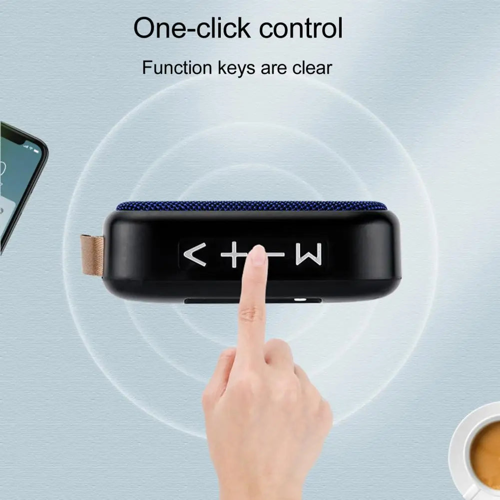 HKM-119507 Portable Rechargeable Mini Wireless Subwoofer Speaker for Phones
