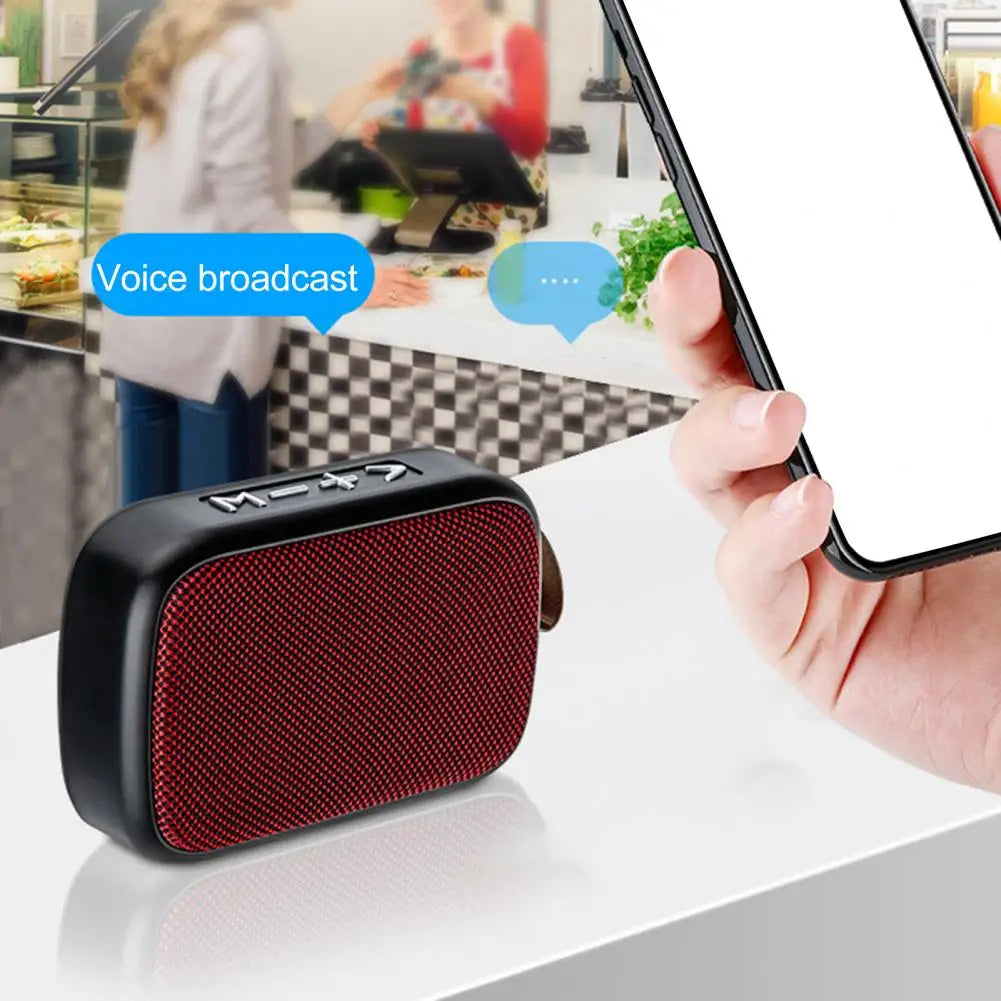 HKM-119507 Portable Rechargeable Mini Wireless Subwoofer Speaker for Phones