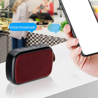 HKM-119507 Portable Rechargeable Mini Wireless Subwoofer Speaker for Phones