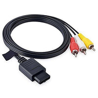 HKM-119571 Video and Audio Cable Extension for SFC, N64, NGC, and WII - 1.6M Length, Black Color