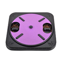 HKM-1196989 Interactive Pet Scratch Board with Food Storage and 360 Rotating Design for Nail Trimming and Scratching