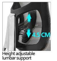 HKM-119763 Ergonomic Leather Office Chair with Adjustable Neck Support and 4D Armrests for Comfortable Work Settings