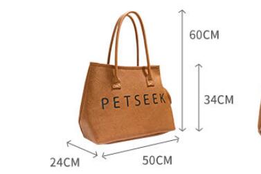 HKM-1198397 Crossbody Pet Carrier Bag for Cats and Dogs - Stylish and Portable Travel Solution