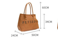 HKM-1198397 Crossbody Pet Carrier Bag for Cats and Dogs - Stylish and Portable Travel Solution