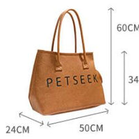 HKM-1198397 Crossbody Pet Carrier Bag for Cats and Dogs - Stylish and Portable Travel Solution
