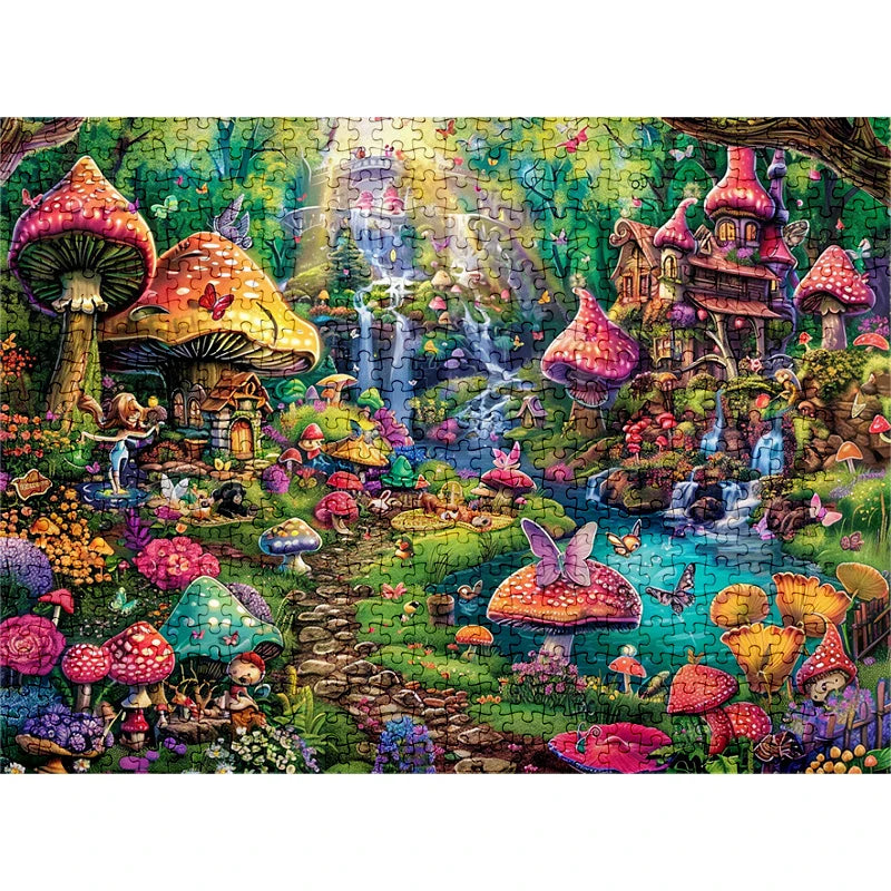 HKM-119955 Custom Irregular Shape Jigsaw Puzzle - 500/1000 Pieces Special Space Universe Design