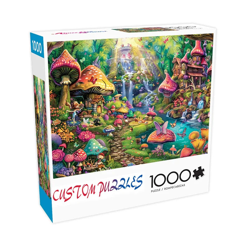HKM-119955 Custom Irregular Shape Jigsaw Puzzle - 500/1000 Pieces Special Space Universe Design