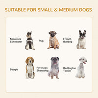 HKM-1199805 Stylish Indoor Dog Crate with Soft Water-Resistant Cushion and Storage Drawer, Suitable for Small Dogs