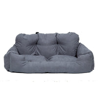 HKM-1200189 Pet Supplies Car Sofa Dog Kennel in Gray and Blue Cotton