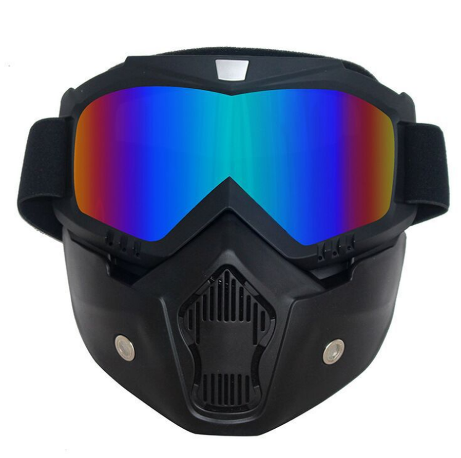 HKM-120019 Tactical Goggles for Motorcycle Helmets - Durable Outdoor Protection for Biking and Riding