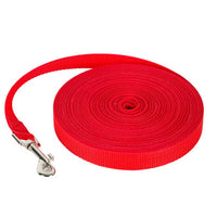 HKM-1201725 15m Nylon Traction Rope for Dogs ¨C Durable Pet Leash in Blue, Black, and Red