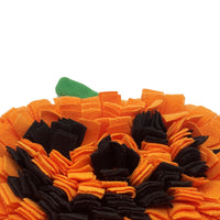 HKM-1203389 Festive Pumpkin Dog Sniffing Mat for Anti-Choking Slow Feeding and Training