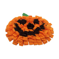 HKM-1203389 Festive Pumpkin Dog Sniffing Mat for Anti-Choking Slow Feeding and Training