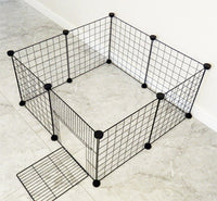 HKM-1203517 Folding Iron Pet Park Cage for All Types of Pets - Versatile and Durable Design