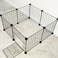 HKM-1203517 Folding Iron Pet Park Cage for All Types of Pets - Versatile and Durable Design