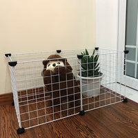HKM-1203517 Folding Iron Pet Park Cage for All Types of Pets - Versatile and Durable Design