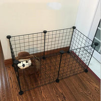 HKM-1203517 Folding Iron Pet Park Cage for All Types of Pets - Versatile and Durable Design