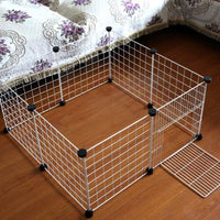 HKM-1203517 Folding Iron Pet Park Cage for All Types of Pets - Versatile and Durable Design