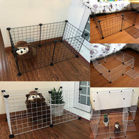 HKM-1203517 Folding Iron Pet Park Cage for All Types of Pets - Versatile and Durable Design